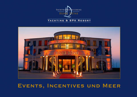 Eventbroschüre der Yachthafenresidenz Hohe Düne
