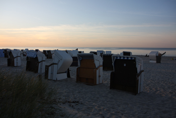Ostsee Familienurlaub - Strandkörbe am Ostseestrand