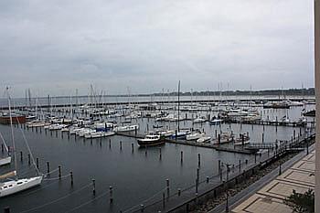 Rostock Yachtcharter - Blick auf den Hafen