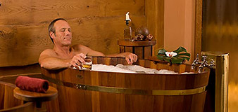Manager-Relaxation im Private Spa – Yachthafenresidenz Hohe Düne