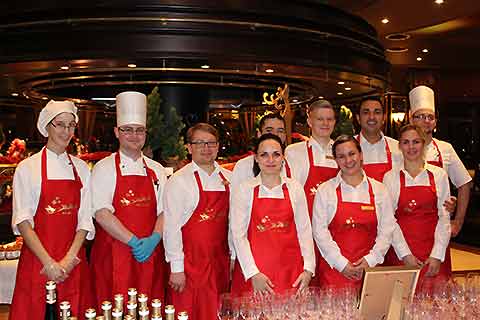 Weihnachtsparty in der Küche Weihnachtsparty in der Küche