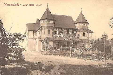 Hohe Düne vor über 100 Jahren Hohe Düne vor über 100 Jahren